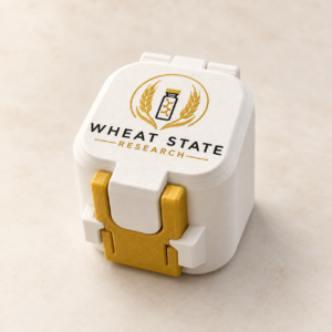 Wheat State Research 4-vial storage case